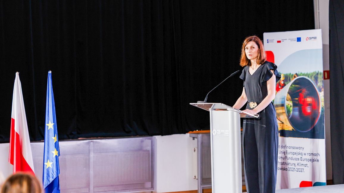 30.06.2026 Uroczystość otwarcia gazociągu Wężerów – Przewóz Anna Patrylak kierownik Centrum FEDE, INiG
