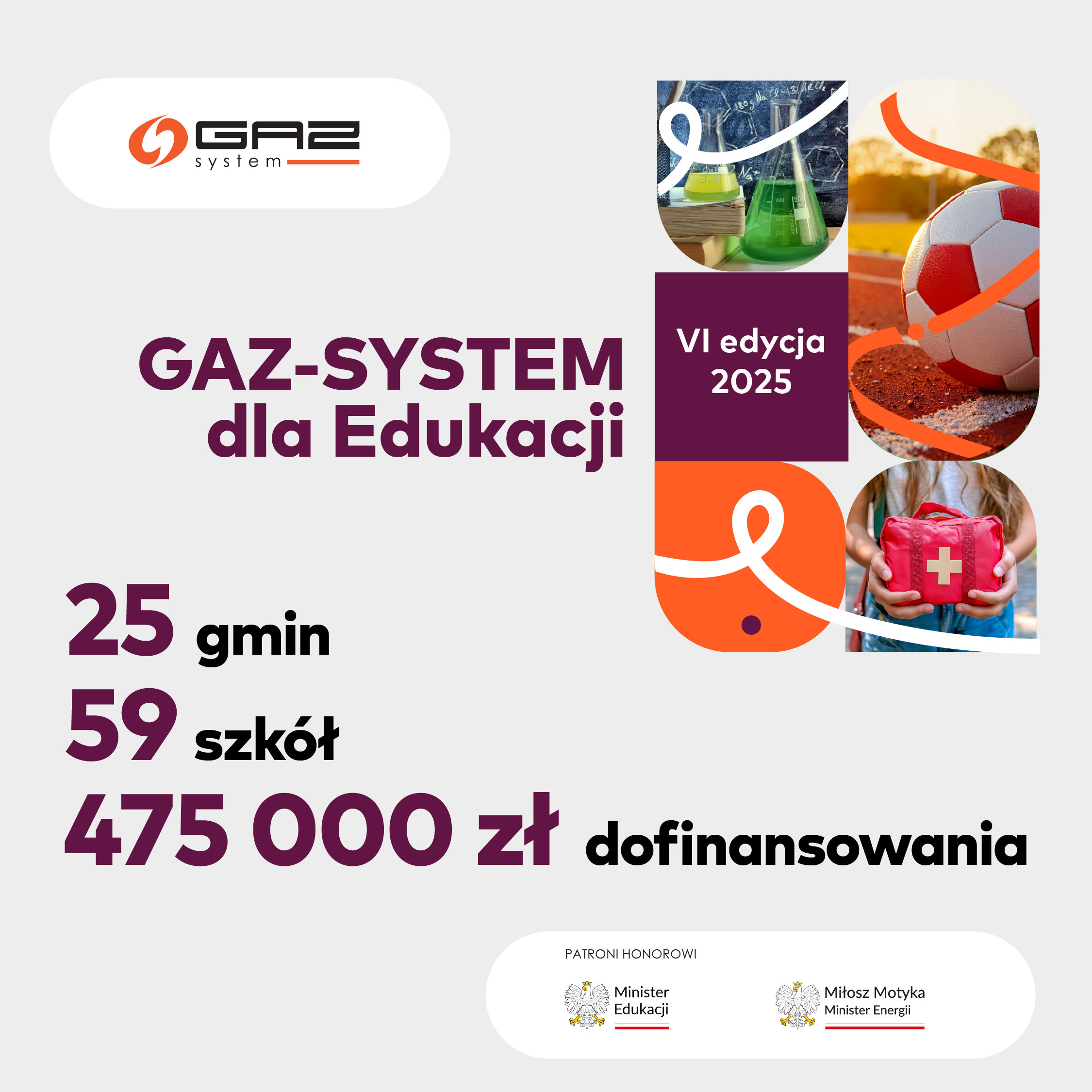 GAZ-SYSTEM dla edukacji plakat 2025