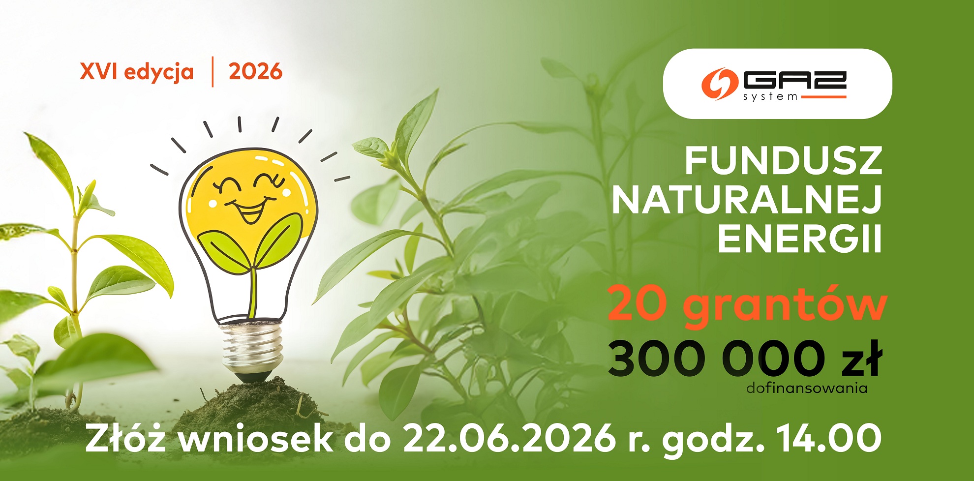 Laureaci Funduszu Naturalnej Energii - XV edycja. Grupowa fotografia z osobami  reprezentującymi instytucje, które otrzymały grant.  