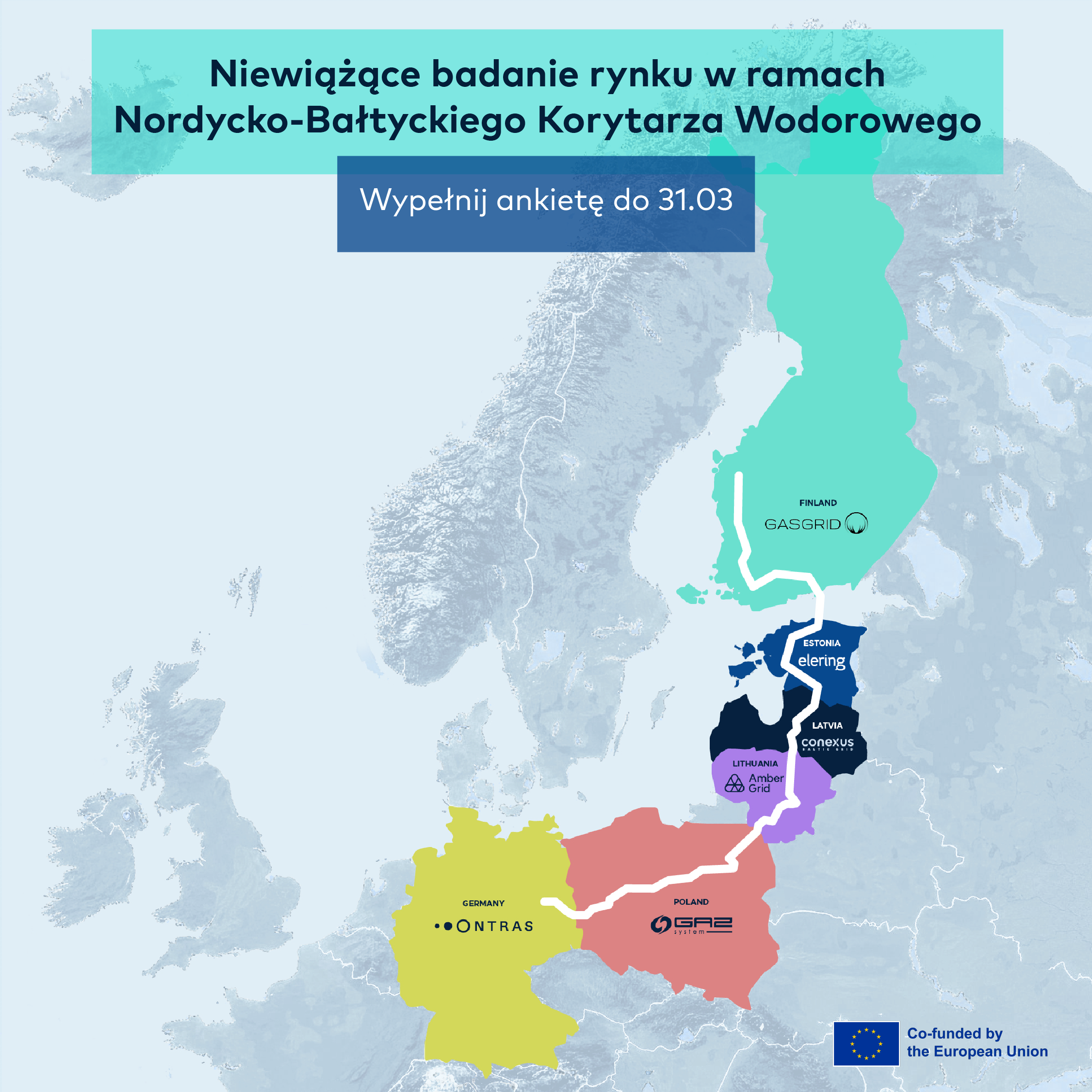 Nordycko-Bałtycki Korytarz Wodorowy grafika 