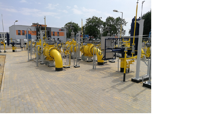 The expanded gas transmission node in Odolanów.